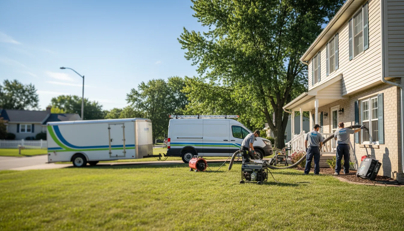 Flooded Basement Restoration And Cleanup With Repair in Clyde, OH near me